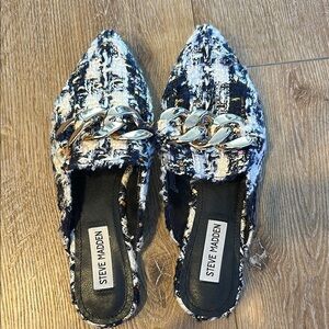 Steve Madden Black and White Women's Shoes